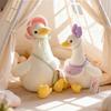 Sitting Posture Crooked Duck Soft Plush Toys Adorable Duck Stuffed Plush Animals Companion Dolls for Kids Birthday Gifts