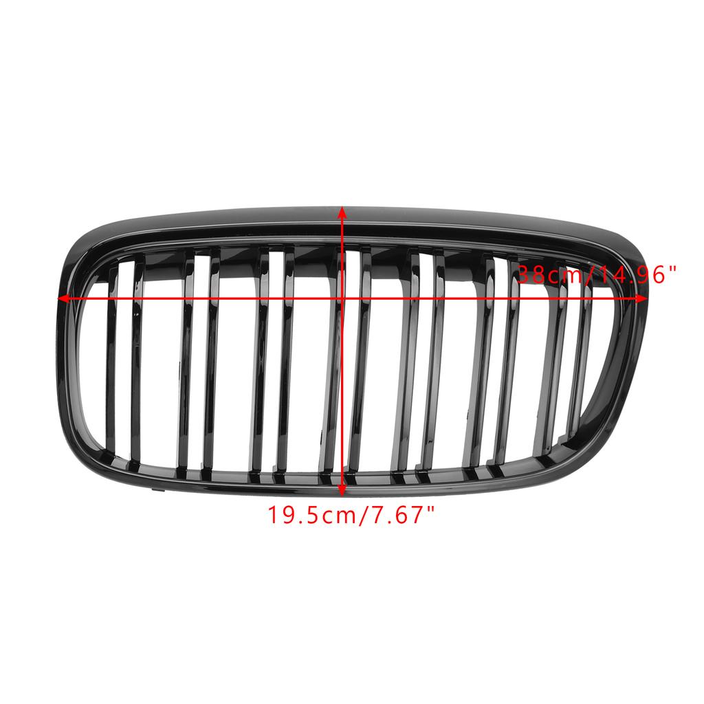 Gloss Black Front Grill Grille Fit BMW 2 Series Gran Tourer F45 F46 2015-2018