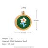 MamacitaSlay Handmade DIY Heart Butterfly Knot Moon 18k gold plated charms for jewelry making Waterproof Pendant cute charms