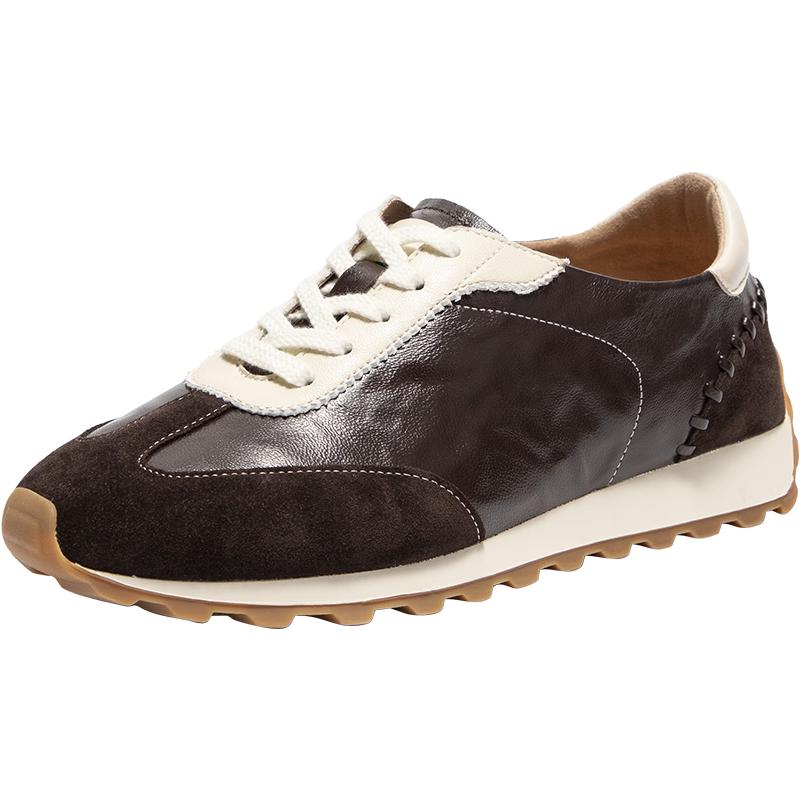 Bata Women s Antimicrobial Leather German Trainer Casual Shoes 37