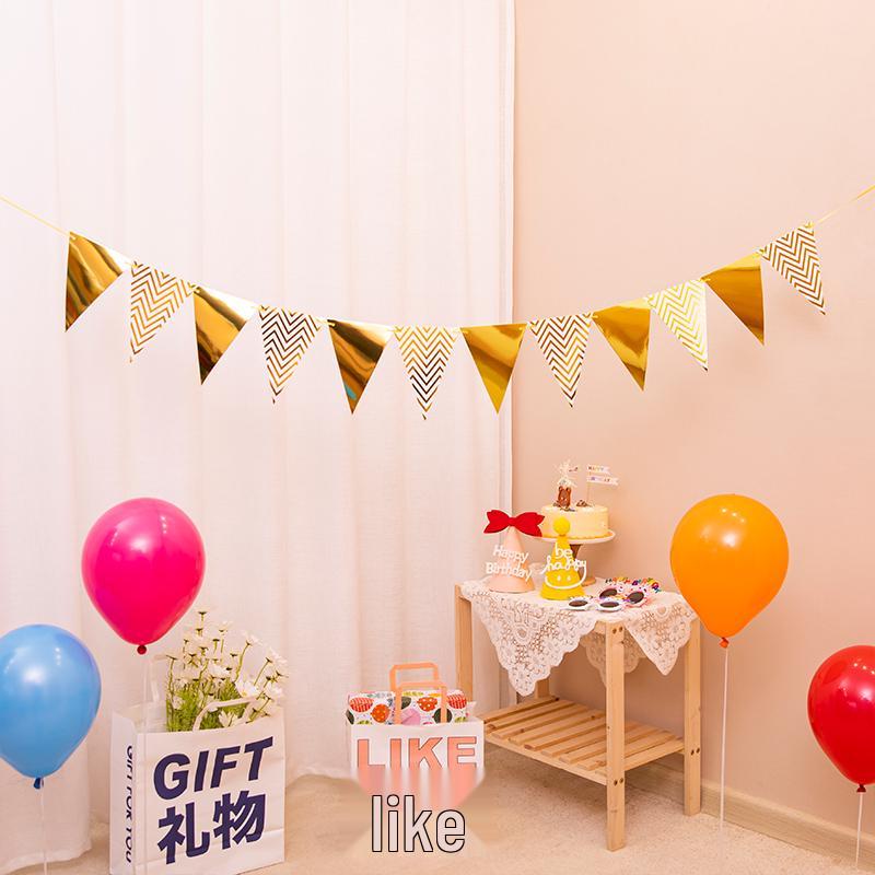 Happy Birthday Banner für die erste Party eines Babys Dekoration