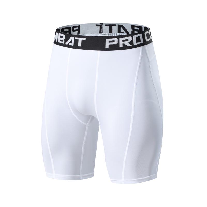 Men's Quick-Dry Elastic Sports Shorts - Breathable Compression Pants for Basketball, Running, Training, and Fitness.