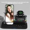 15W 5in1 Wireless Charger Magnetic Charging Station for iPhone 13 12 IWatch Ultra AirPods Samsung S23