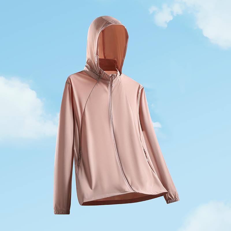 Outdoor Ice Silk Sun Protection Clothing for Women, Summer UV Resistant Lightweight and Breathable Fishing Sun Protection Clothing
