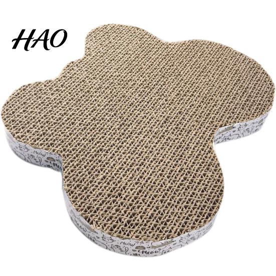 Cat Scratching Board Scratcher Eco-friendly Compact Corrugated Paper Higher Save Space Density Pad for Family