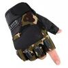 Taktische Handschuhe Herren Black Hawk Militärfans Outdoor Schnittfest Sportschutz Rutschfest Motorradfahren Halbfinger