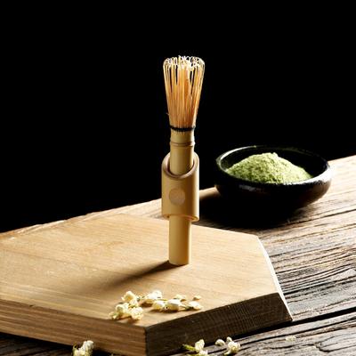 Matcha Whisk With Long Handle Matcha Powder Brush Tool Matcha Ceremony Accessory Japanese Style Handcurled Bamboo Tea Whisk