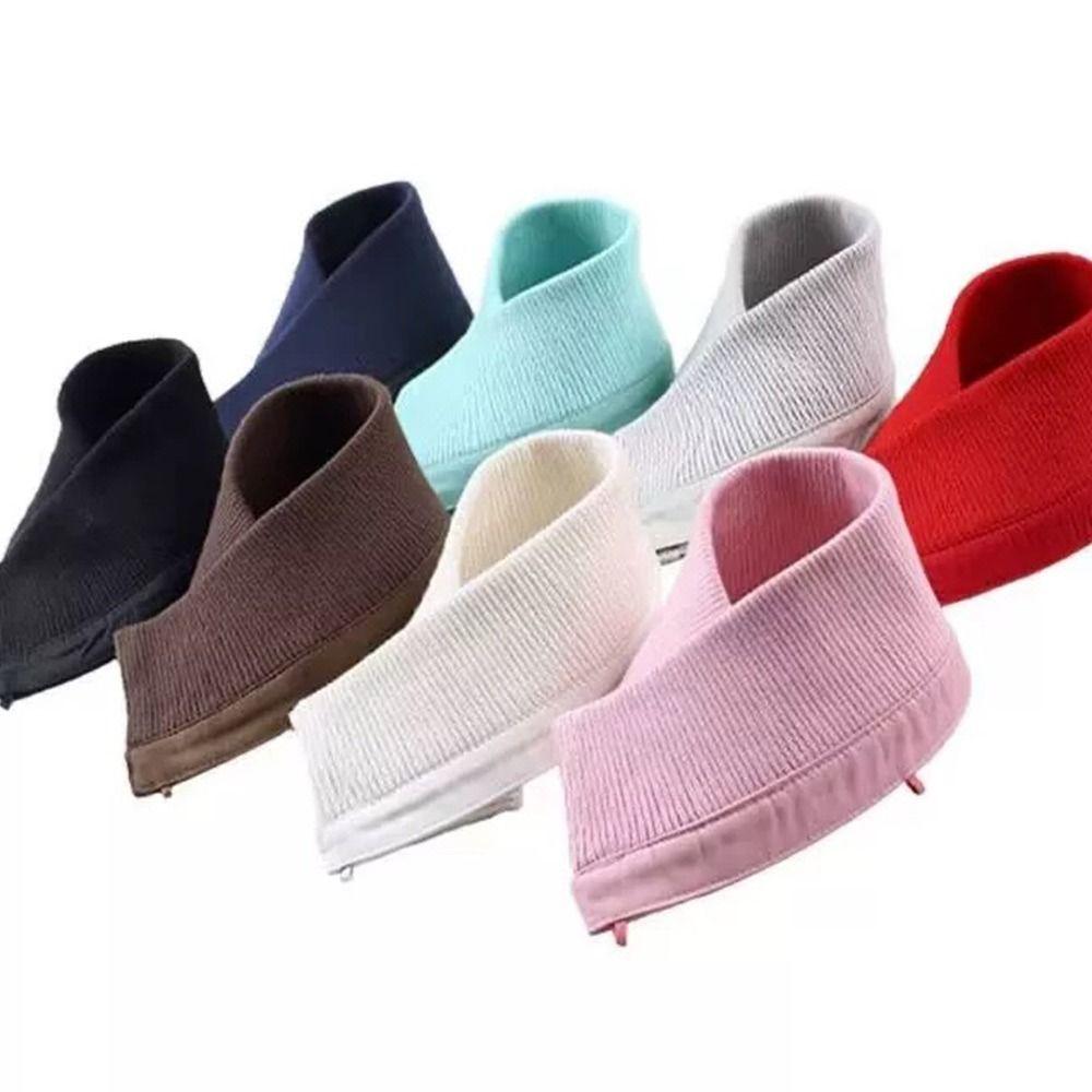 Abnehmbare Daunenjacke Falscher Kragen Schmutzabweisend Gerippter Falscher Kragen Abnehmbarer Falscher Kragen Daunenjacke