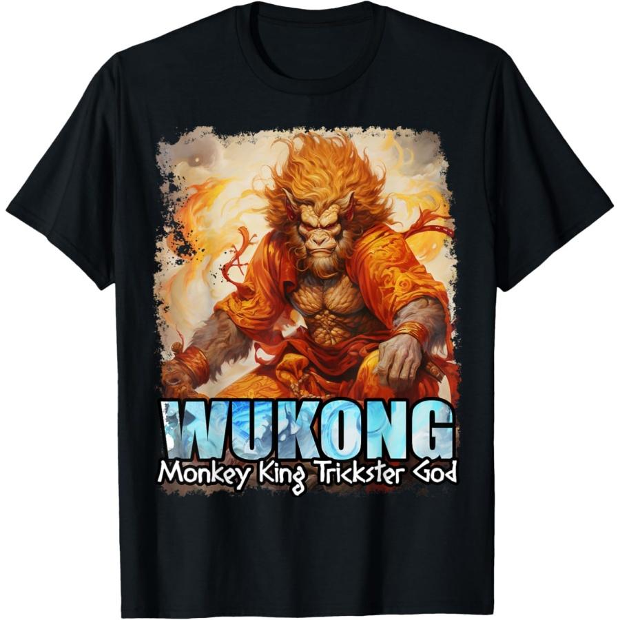 Monkey King Wukong T-Shirt(1) XXXXXL чёрный