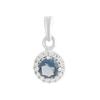 Silver Pendant with Nano Tanzanite 1.587ct (2157267)