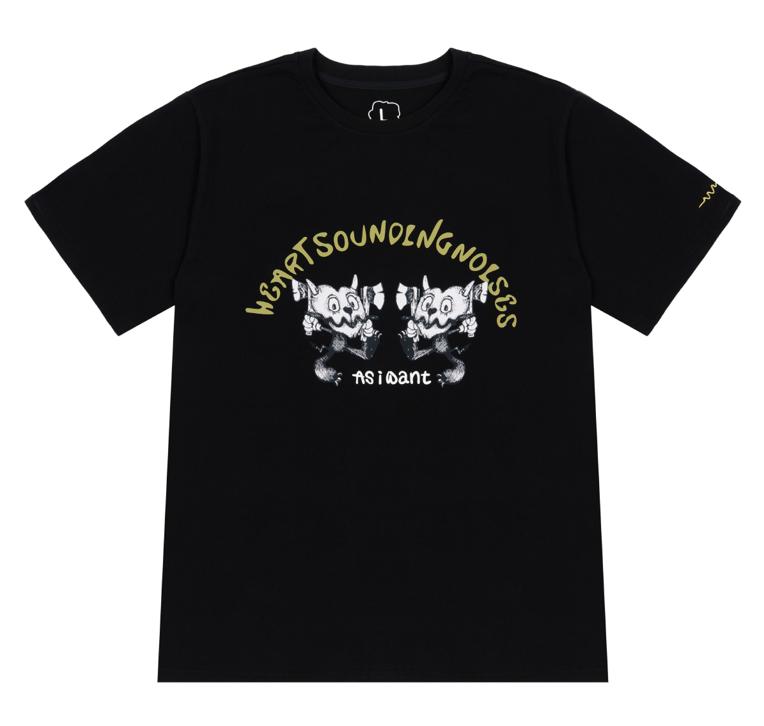 Ejeuaiwon Want X T-Shirt Black Black/S