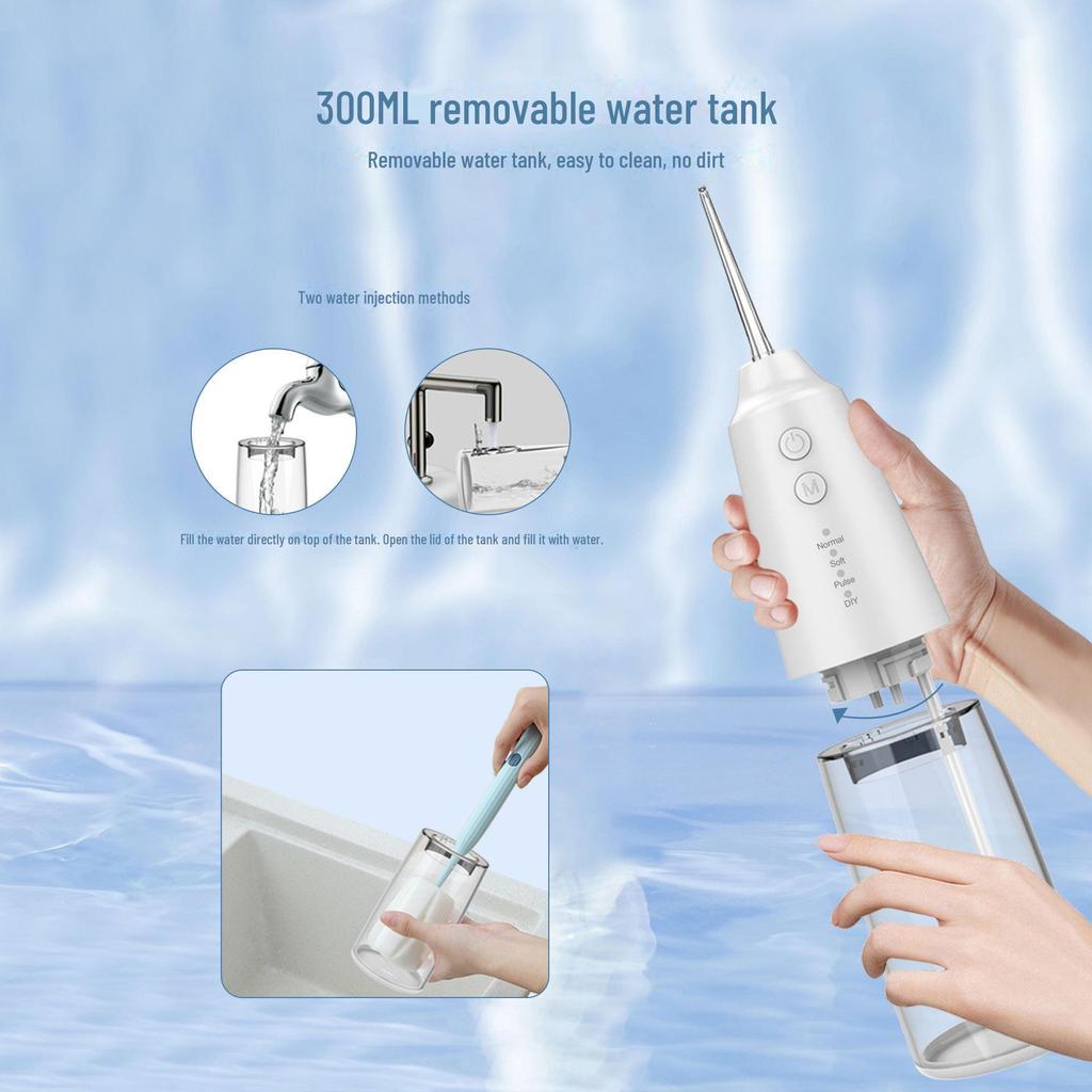 Electric Orthodontic Water Flosser for Home - Large Capacity Tooth Cleaner
