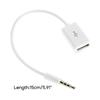 Cable de Audio 3.5mm Macho a USB Hembra USB a Jack Auxiliar Cable de Audio 3.5mm Cable Convertidor para Dispositivos con Jack de Audio AUX