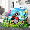 1pc Garden Bugs Bees Flannel Blanket,Ultra Soft Warm Plush Throw for Home Bedroom Bed Sofa Cover Camping Picnic Gift Y7246