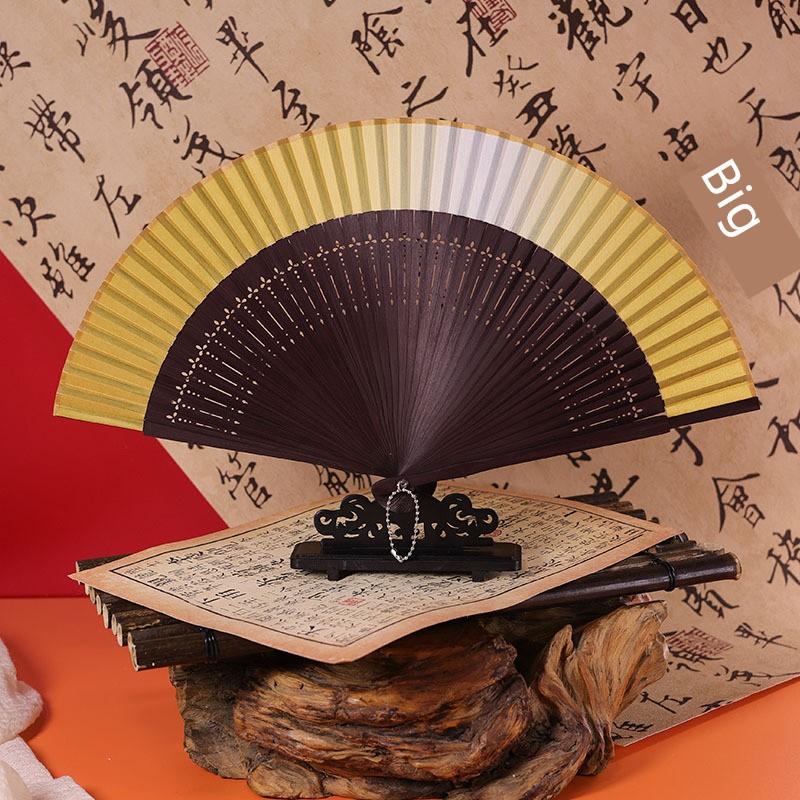 [Don't Yurong] New Chinese Style Suzhou Retro Style Folding Fan Summer Han Chinese Clothing Portable Folding Fan Female Fan