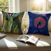 F-Fairies Pillow Fantasy Decor Cushion Cushion Cover Pillowcase Short Plush Invisible Zipper Room Sofa Cushion Cover
