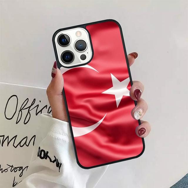 Republic of Turkey Realistic Flag Cover For iPhone 17 Air 15 16 14 13 12 Pro Max 11 Pro Max Plus Phone Case Coque