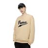 PUMA Sweatshirts Men's Beige Crew Neck Moderate Other 534383-20
