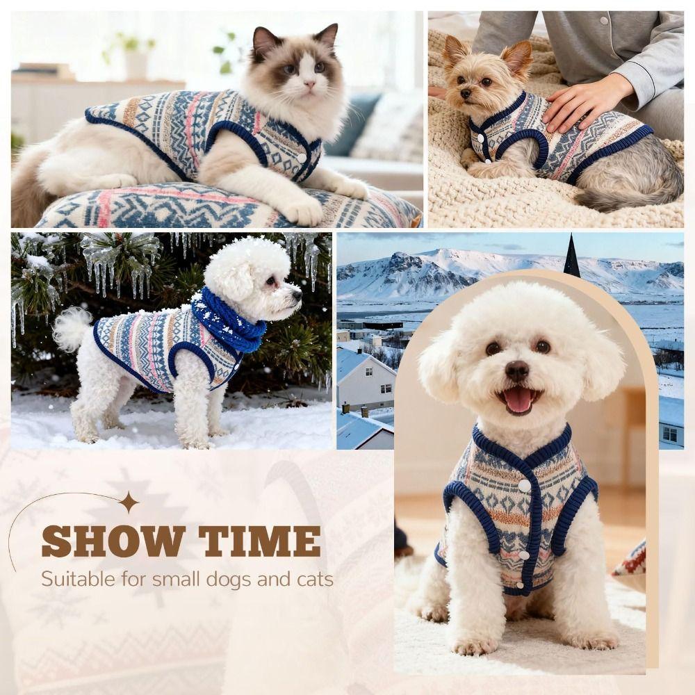 Fleece Lined Pet Dog Clothes Thickened Cat Clothes New Teddy Bear Coat Winter