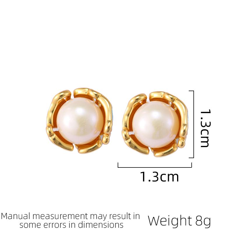 SUYU 2024 New Retro Earrings Simulated Zircon Earrings Unique Fashion Luxury Enamel Earrings Personalized Women