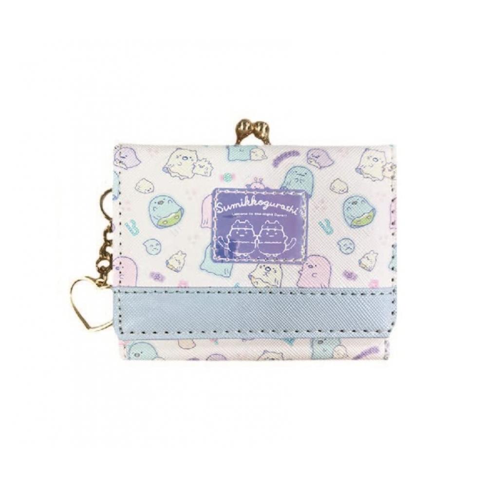 

Мини-кошелек Sumikkogurashi Aurora Patch Series с застежкой синего цвета [SG 1622 BLE]