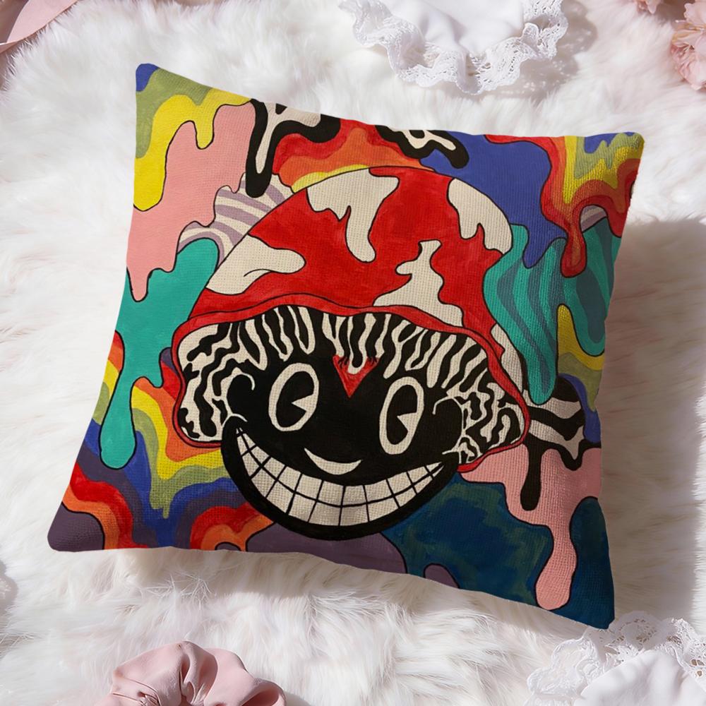 Lil D-Darkie Rapper Cushion Cover Premium Comfort Reversible Pillow Cove -Two In One Design for Any Room & Car Interior
