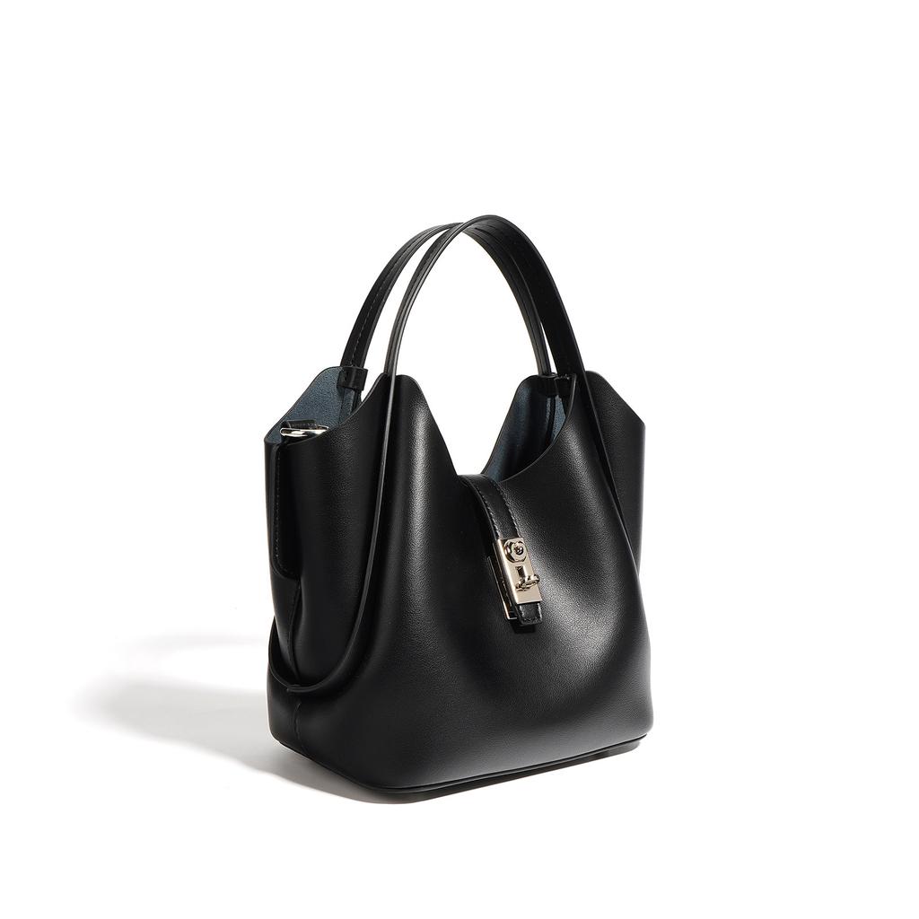 New Cowhide Commuter Versatile Large-capacity Shoulder Messenger Bag