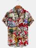 2025 New Christmas T-shirt For Men Hawaii High-quality Men's And Women's Beach Trend Cool Short-sleeved Oversized Shirt