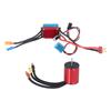 Brushless Motor ESC Aluminum Alloy Light Weight 2430 5800KV Brushless Motor 25A Brushless ESC for 1 16 1 8 RC Car