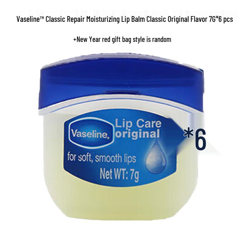 Vaseline Classic Repair Lip Balm 6-Pack