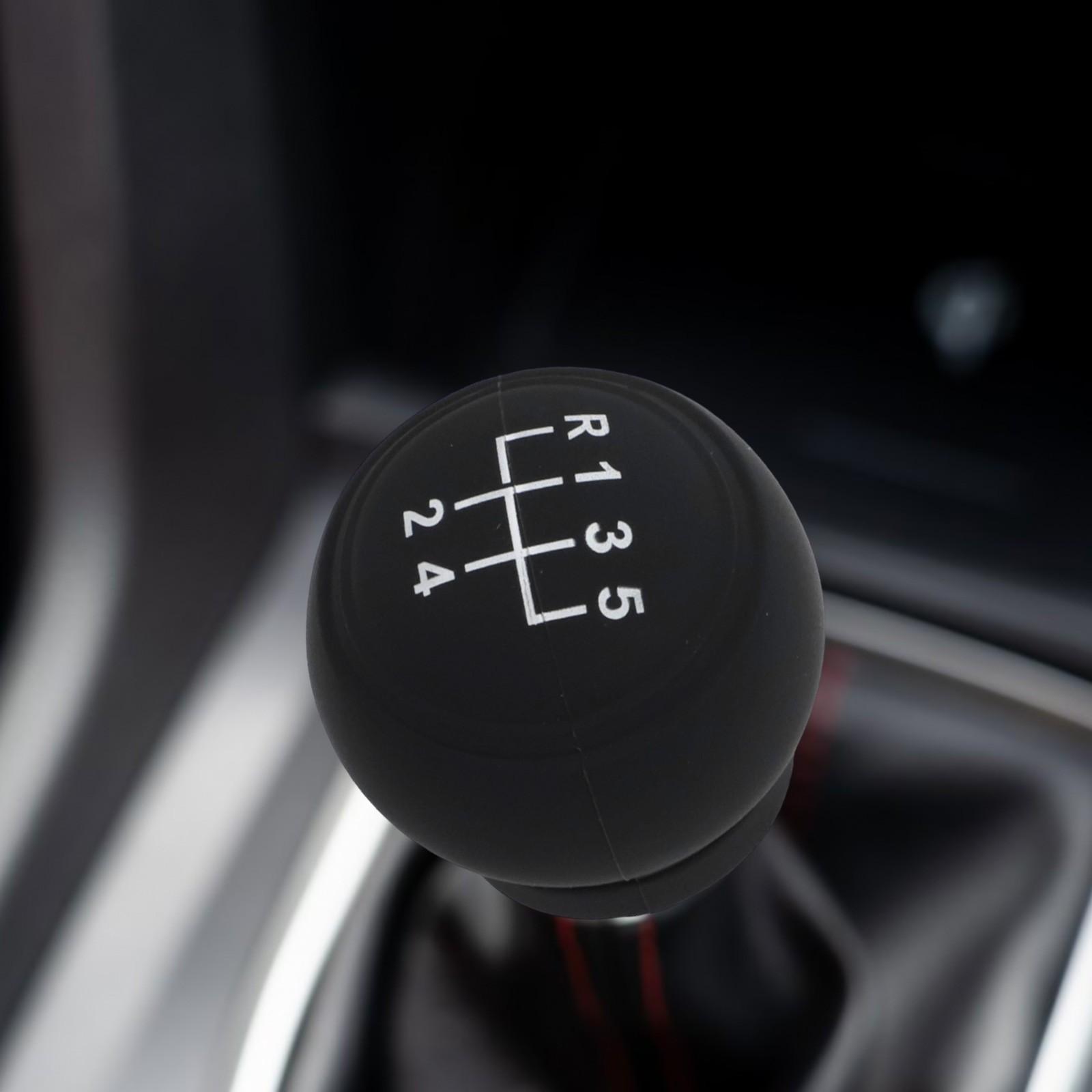Round Manual Gear Cover Silicone Protection for Enhanced Driving Experience A