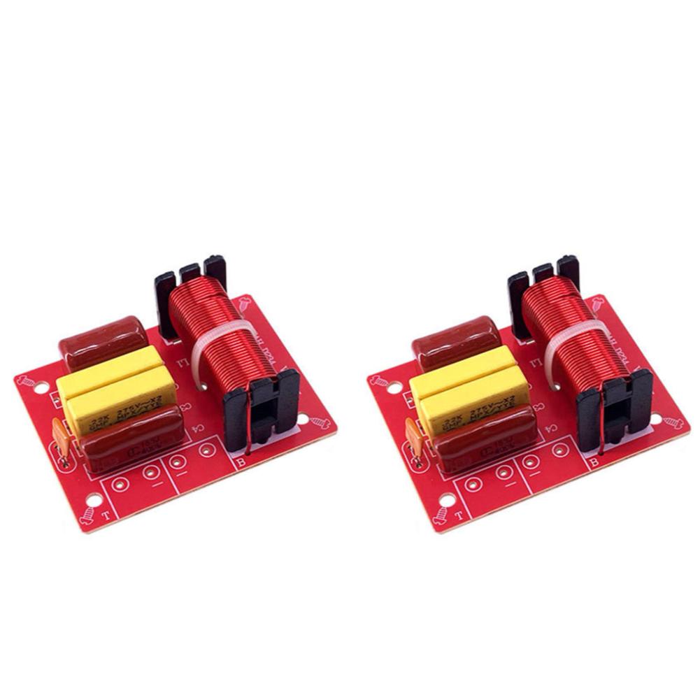 Audio-Lautsprecherplatine Passivlautsprecher WEAH-234 80W 2-Wege-Lautsprecher Frequenzteiler Audio Hochton-Tiefton-Crossover-Filter