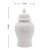 Nordic White Flower Vase Home Living Room Decoration Ceramic General Jar Tea Seal Jar Ceramic Storage Jar Home Decoration