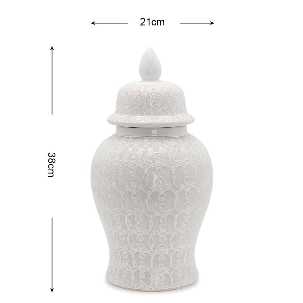 

Скандинавская белая ваза для цветов Декор для дома и гостиной Керамическая общая банка Банка с печатью чая Керамическая банка для хранения домашний декор