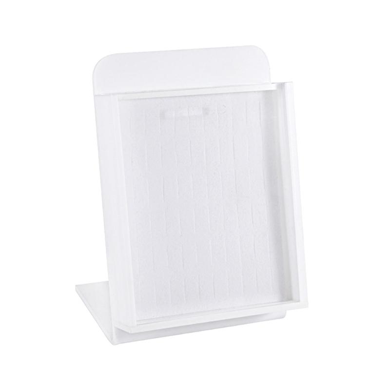 

Clear Acrylic Piercing Jewelry Showcase Storage Box With Cover For Multiple Body Jewelry Belly Rings Lip Rings Earrings