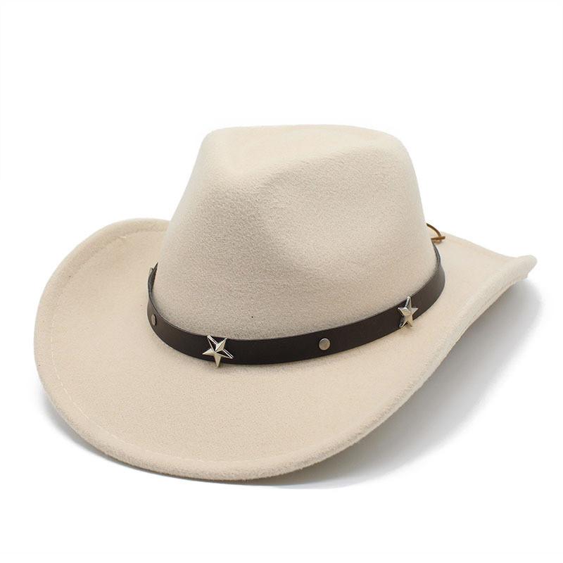 Knot Felt Hat With Flared Brim For Beach And Casual Wear