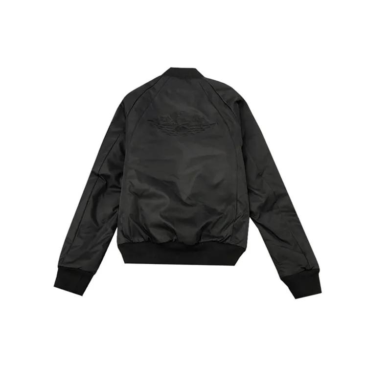 Jordan Jackets Men's Black Baseball Collar Moderate Other (Unisex) Jackets CQ4701 010