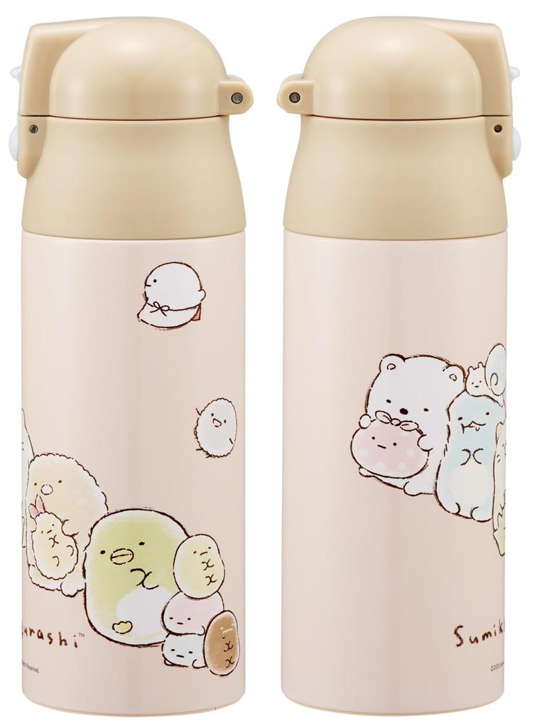 Skater 360ml Stainless Steel Mug Bottle with Insulated Water Sumikko Gurashi Bottle, Drawing, SDPC4-A