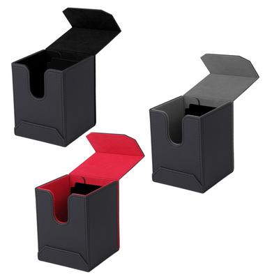 Bellevue Deck Case Trading Card Case Card Separator Magnet Pokeka Sleeve Compatible Black 3 Color (Red, Gray, Set)