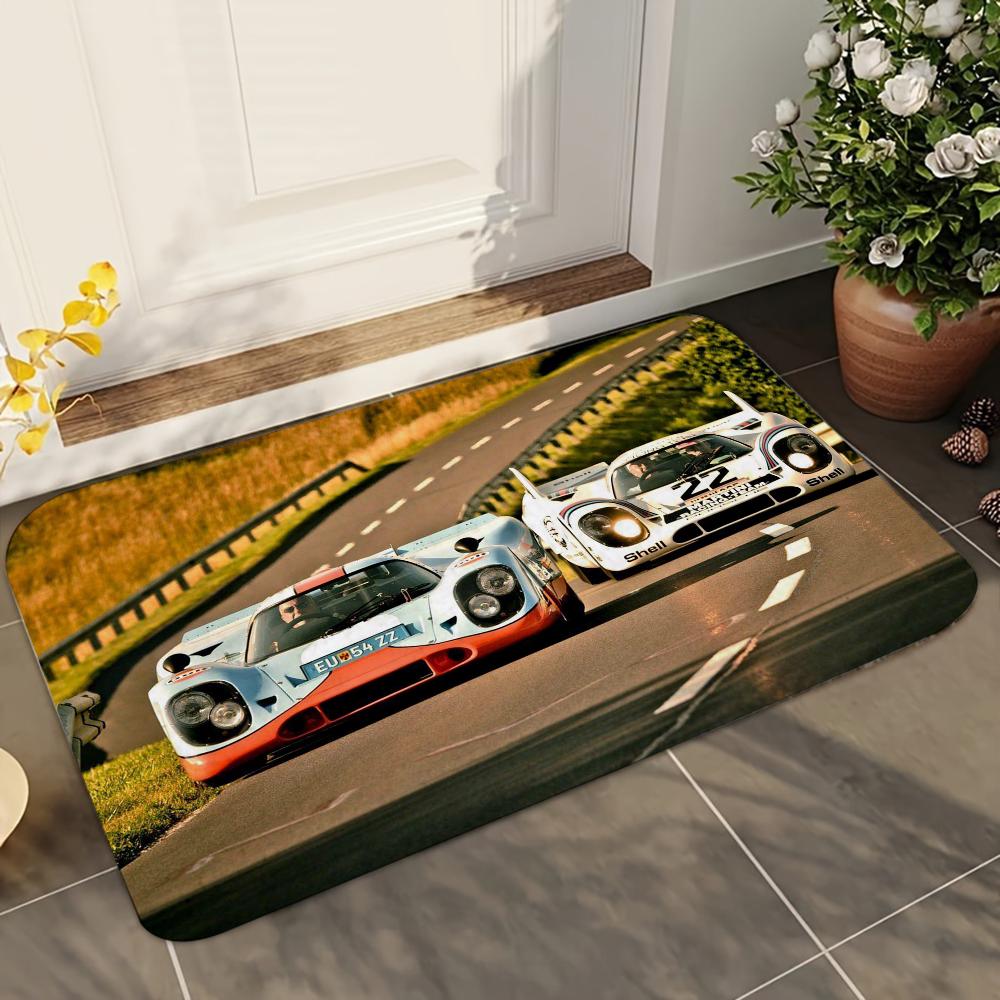 1 pezzo Tappetini Assorbenti Antiscivolo per Bagno Auto da Corsa Gulf Decorazioni per la Casa Tappeti Tappetini per Pavimento Cucina Casa