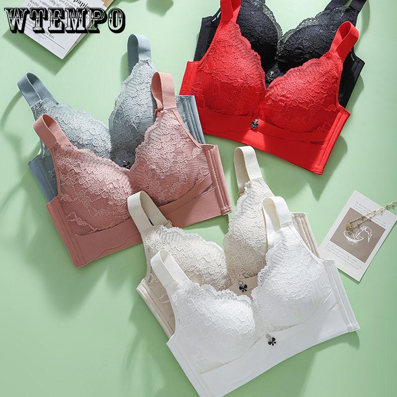 Large-sized Bra Women's Thin Cup Underwear Lactation Adjustment Bra Push Up Bra