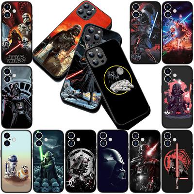 Darths Yodas Stars j-Jedis Vader Wars Phone Cover for Apple iPhone 17 Air 12 13 Pro Max Mini ProMax 7 + 8 Plus Soft Case