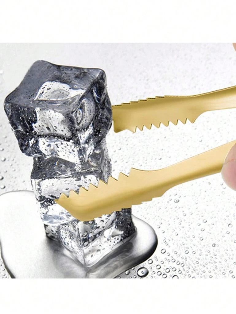 6/12pcs Stainless Steel Ice Tongs, Food Tongs, Sugar Tongs, Suitable for Afternoon Tea, Coffee Bar, Dessert, Party