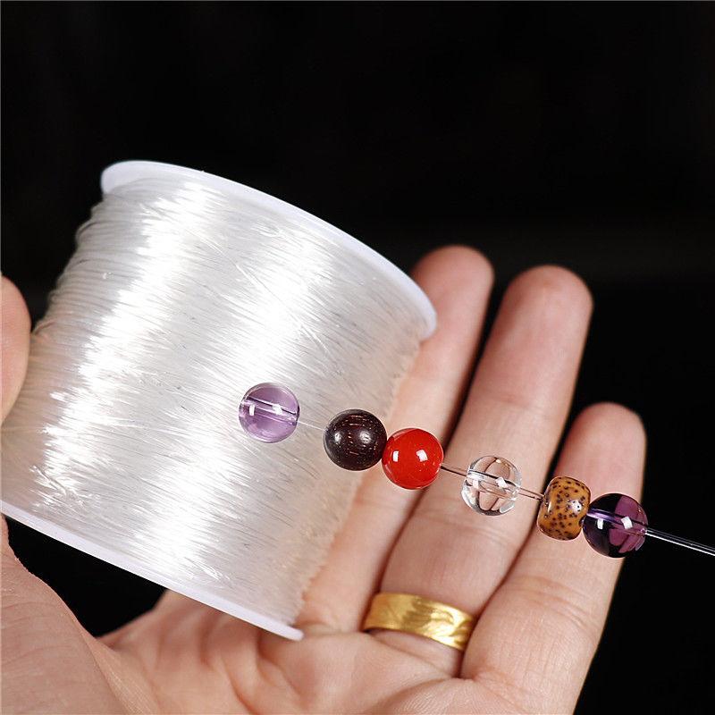 Plastic Crystal Elastic Stretch Cord Beading Thread Jewelry Making Supply Wire String for DIY Bracelet Necklace Craft
