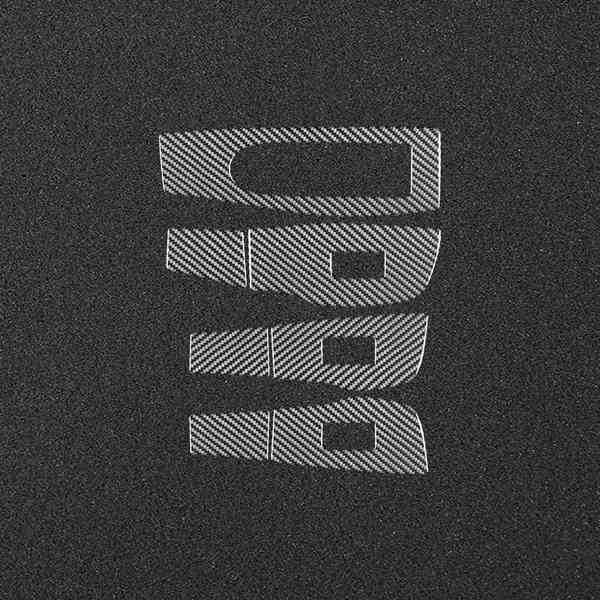 1 Set Carbon Fiber Pattern Soft Window Lift Switch Decorative Sticker
