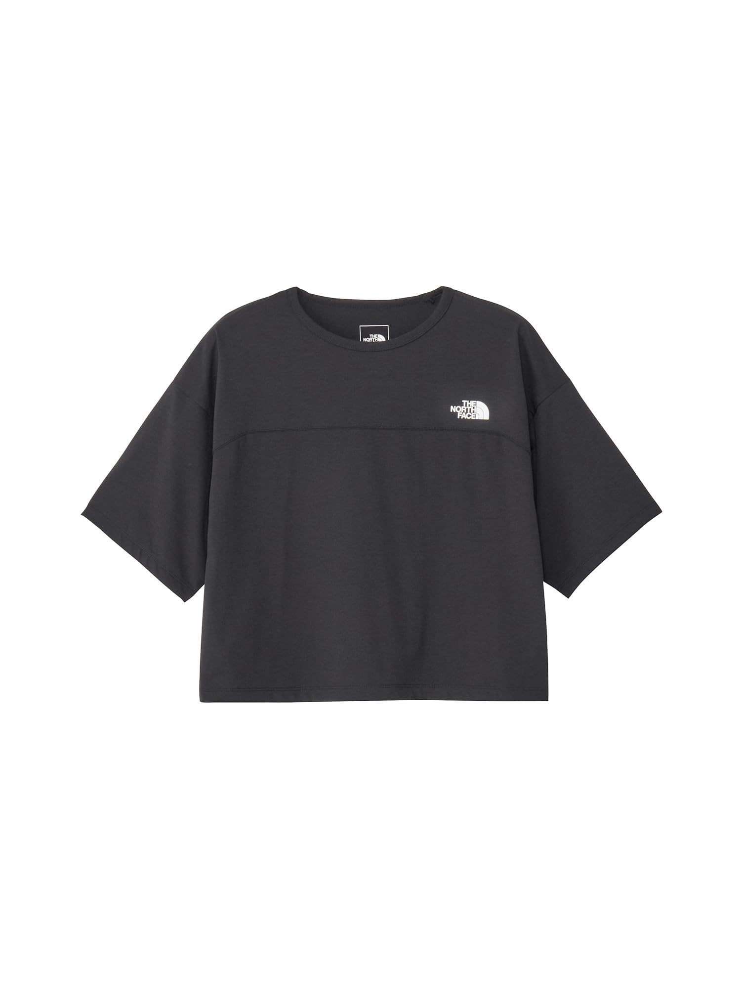 

The North Face Футболка с коротким рукавом, кроя cut and sew, с коротким рукавом ES, широкая, L, женская, черная, чёрный