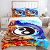 3pcs Yin Yang Symbol Duvet Cover Set -Includes 1 Duvet Cover and 2 Pillowcases, No Quilt Core, All-Season Home Decor  yy251111179