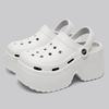 Fashion Women Slippers Platform Metal Decoration Sandals Wedges Shoes Outdoor Clogs Thick Sole Slipper Ladies Flip Flops Garden Shoes