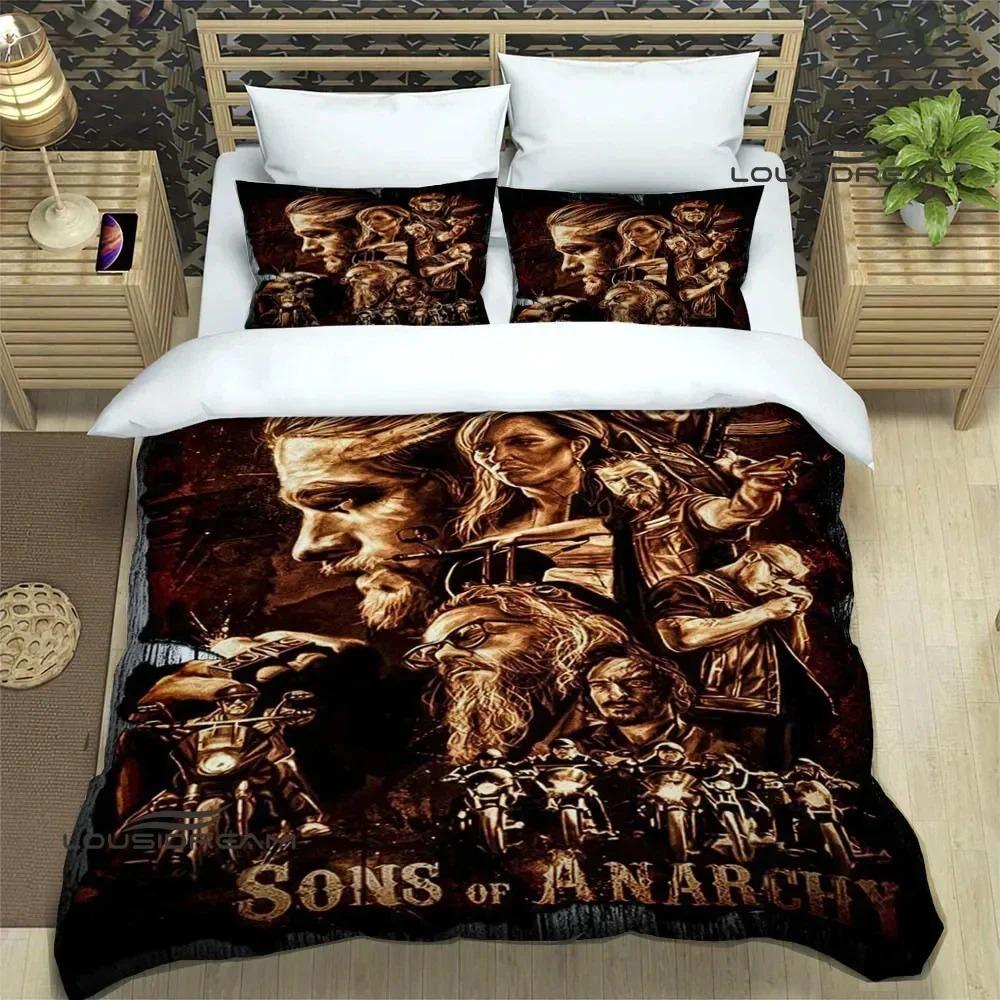 Comforter Sons Of Anarchy Retro Bedding Set For Bedroom Soft Modern S Comefortable Kids And