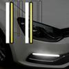 Strip DRL FOG COB CAR 2X LED Ultrathin Waterproof Daytime Running Lights LAMP WHITE DAY Driving 12V